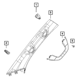 Mopar® - A Pillar Molding