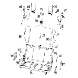 Mopar® - Seat Release Handle And Cable