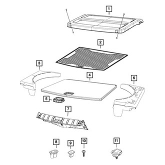 Mopar® - Spare Tire Hardware