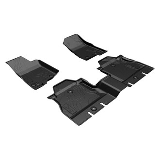 Mopar® - All Weather 1st Row Black Rubber Floor Mats
