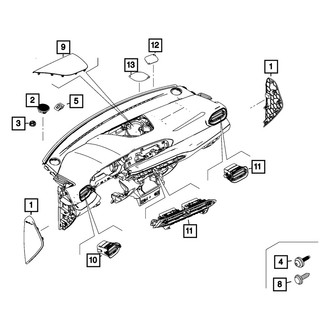 Mopar® - Speaker Grille