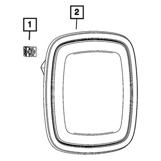 Mopar® - Speaker Grille