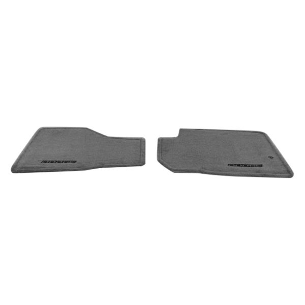 Mopar® 82207014AB Premium Carpet 1st Row Taupe Floor Mats with Dodge Logo