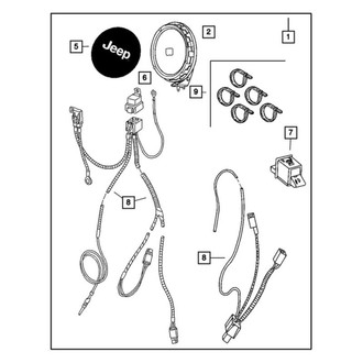 Mopar® - Fog Light Wiring Kits