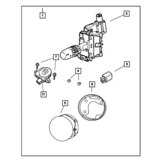 Mopar® - Replacement Fog Light