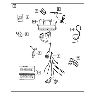 Mopar® - Remote Start Install Kit