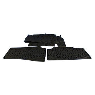 Mopar® - All Weather 1st & 2nd Row Black Rubber Floor Mat Set
