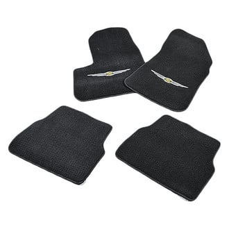 Mopar® - Premium Carpet 1st & 2nd Row Black Carpet Floor Mat Set