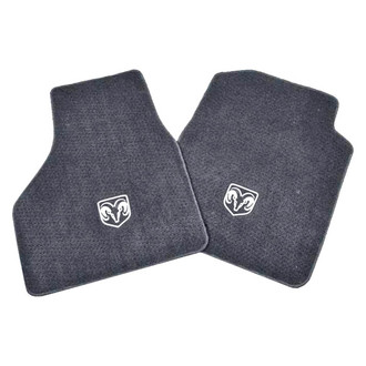 Mopar® - 1st & 2nd Row Black Floor Mat Set