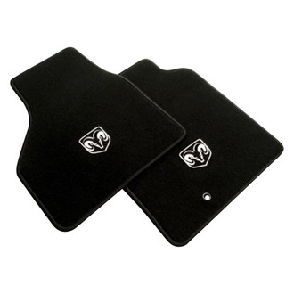 Mopar® - Premium Carpet 1st Row Black Floor Mats