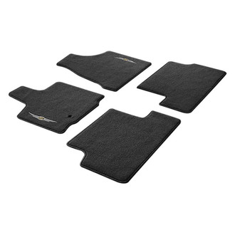 Mopar® - Premium Carpet 1st & 2nd Row Black Carpet Floor Mat Set