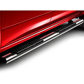 Mopar® 82213659AE - Chrome Aluminum Cab Length Tubular Side Steps