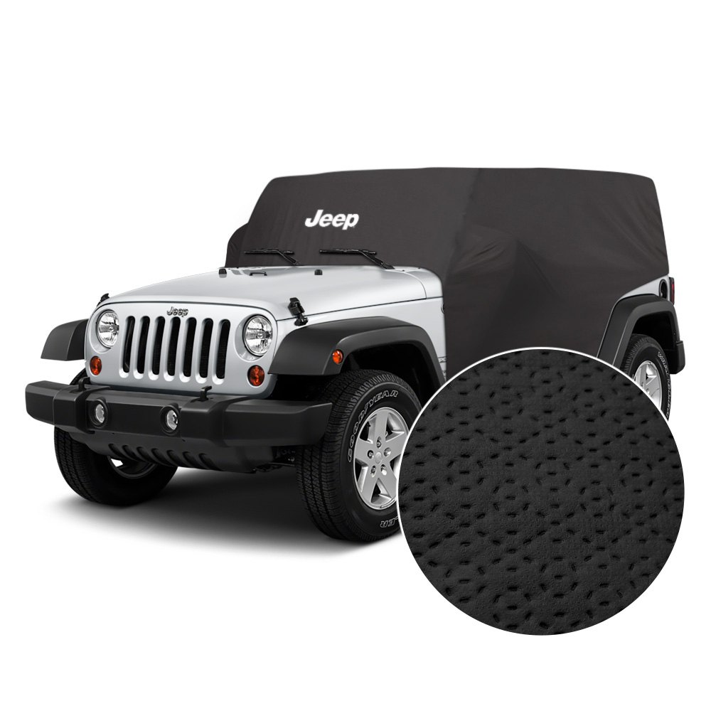 Mopar® 82215371 Black Cab Cover With Jeep Logo