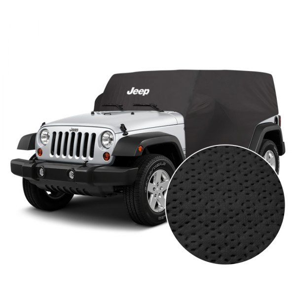 Mopar® - Black Cab Cover with Jeep Logo