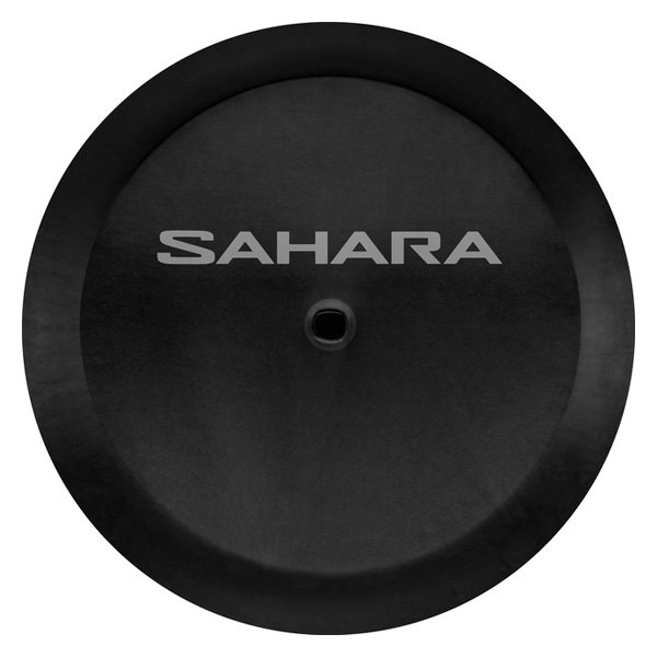 Mopar® - 32" Premium Black Spare Tire Cover with Sahara Logo