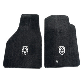 Mopar® - All Weather 1st Row Black Rubber Floor Mats