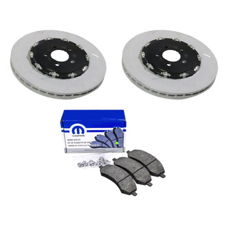 Mopar® - Front Brake Kit with Semi-Metallic Pads