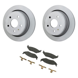 Mopar® - Plain Rear Brake Kit with Semi-Metallic Pads