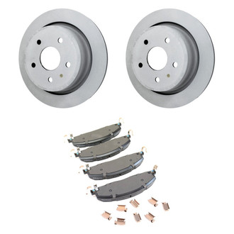Mopar® - Plain Rear Brake Kit with Semi-Metallic Pads