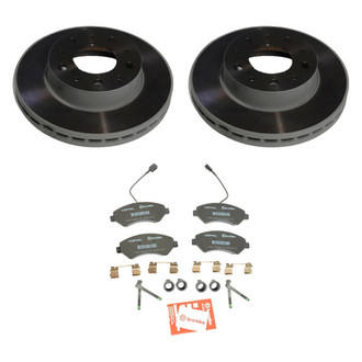 Mopar® - Plain Front Brake Kit with Semi-Metallic Pads