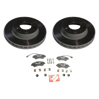 Mopar® - Plain Front Brake Kit with Semi-Metallic Pads