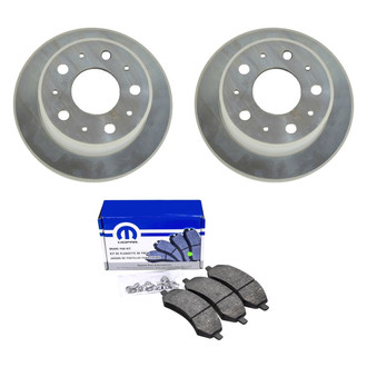 Mopar® - Plain Rear Brake Kit with Semi-Metallic Pads