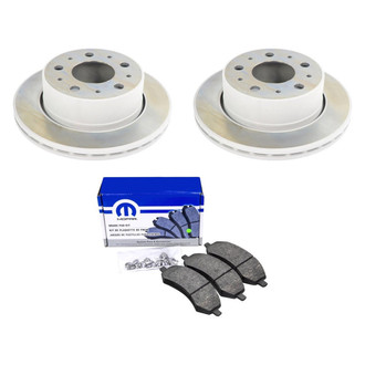 Mopar® - Plain Rear Brake Kit with Semi-Metallic Pads