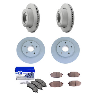Mopar® - Front and Rear Brake Kit with Semi-Metallic Pads