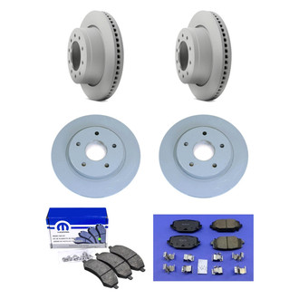 Mopar® - Front and Rear Brake Kit with Semi-Metallic Pads