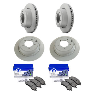 Mopar® - Front and Rear Brake Kit with Semi-Metallic Pads