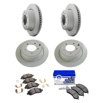 Mopar® - Front and Rear Brake Kit with Semi-Metallic Pads