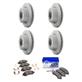 Mopar® - Front and Rear Brake Kit with Semi-Metallic Pads