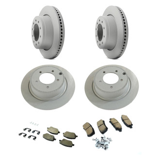 Mopar® - Front and Rear Brake Kit with Semi-Metallic Pads