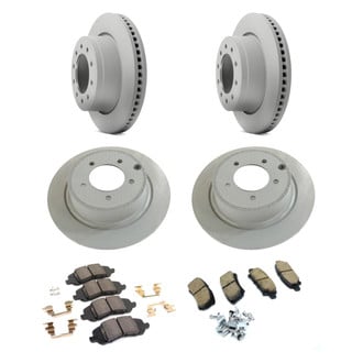 Mopar® - Front and Rear Brake Kit with Semi-Metallic Pads