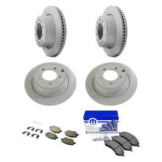 Mopar® - Front and Rear Brake Kit with Semi-Metallic Pads