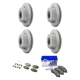 Mopar® - Front and Rear Brake Kit with Semi-Metallic Pads
