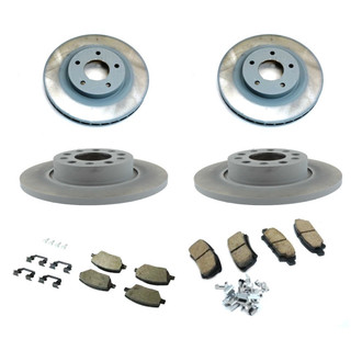Mopar® - Front and Rear Brake Kit with Semi-Metallic Pads