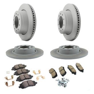 Mopar® - Front and Rear Brake Kit with Semi-Metallic Pads