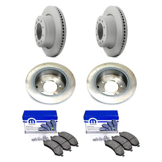 Mopar® - Front and Rear Brake Kit with Semi-Metallic Pads