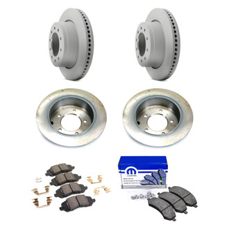 Mopar® - Front and Rear Brake Kit with Semi-Metallic Pads