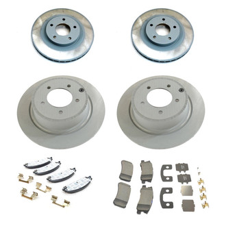Mopar® - Front and Rear Brake Kit with Semi-Metallic Pads