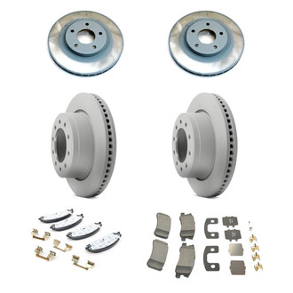 Mopar® - Front and Rear Brake Kit with Semi-Metallic Pads