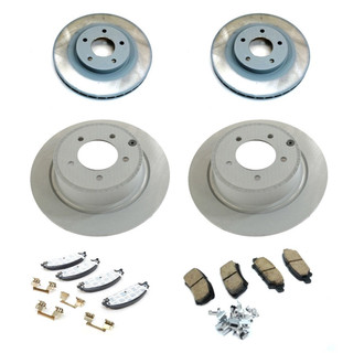 Mopar® - Front and Rear Brake Kit with Semi-Metallic Pads