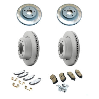 Mopar® - Front and Rear Brake Kit with Semi-Metallic Pads
