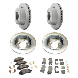 Mopar® - Front and Rear Brake Kit with Semi-Metallic Pads