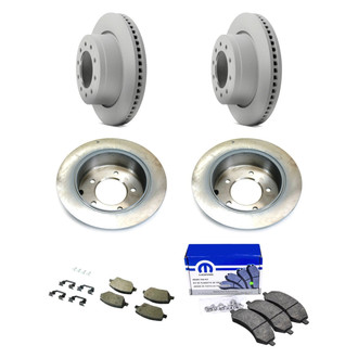 Mopar® - Front and Rear Brake Kit with Semi-Metallic Pads