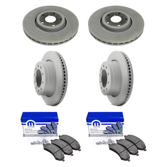 Mopar® - 1-Piece Brake Kit with Semi-Metallic Brake Pads