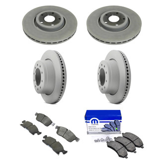 Mopar® - Front and Rear Brake Kit with Semi-Metallic Pads