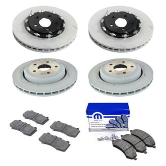 Mopar® - Front and Rear Brake Kit with Semi-Metallic Pads