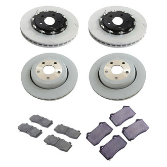 Mopar® - Front and Rear Brake Kit with Semi-Metallic Pads